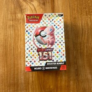 NEW Pokemon 151 Booster Bundle Box
Factory Sealed - Pokemon TCG Scarlet & Violet